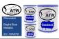 Preview: Chevrolet, Bright Blue Metallic, 23 / WA8751: 1L Lackdose + 1L Klarlack + 500ml Härter - Set, von ATW Autoteile West.